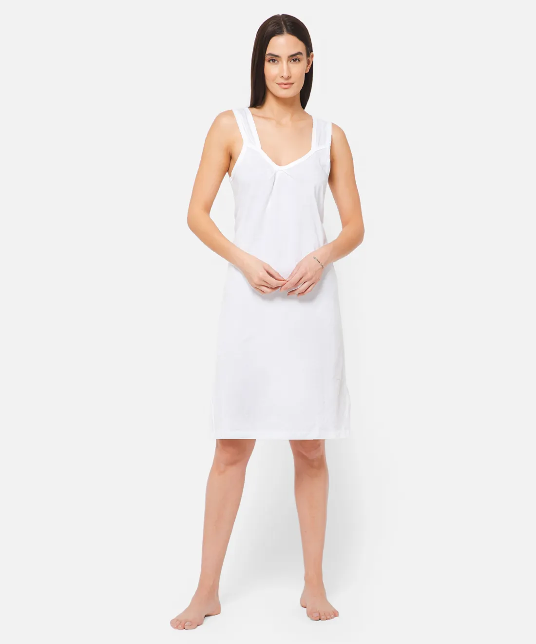AUSM Premium Branded Cotton 3/4 Night Slip's | Breathable Soft Cotton Slip's | Superior Quality 3/4 Night Slip's (3/4-SLIP)