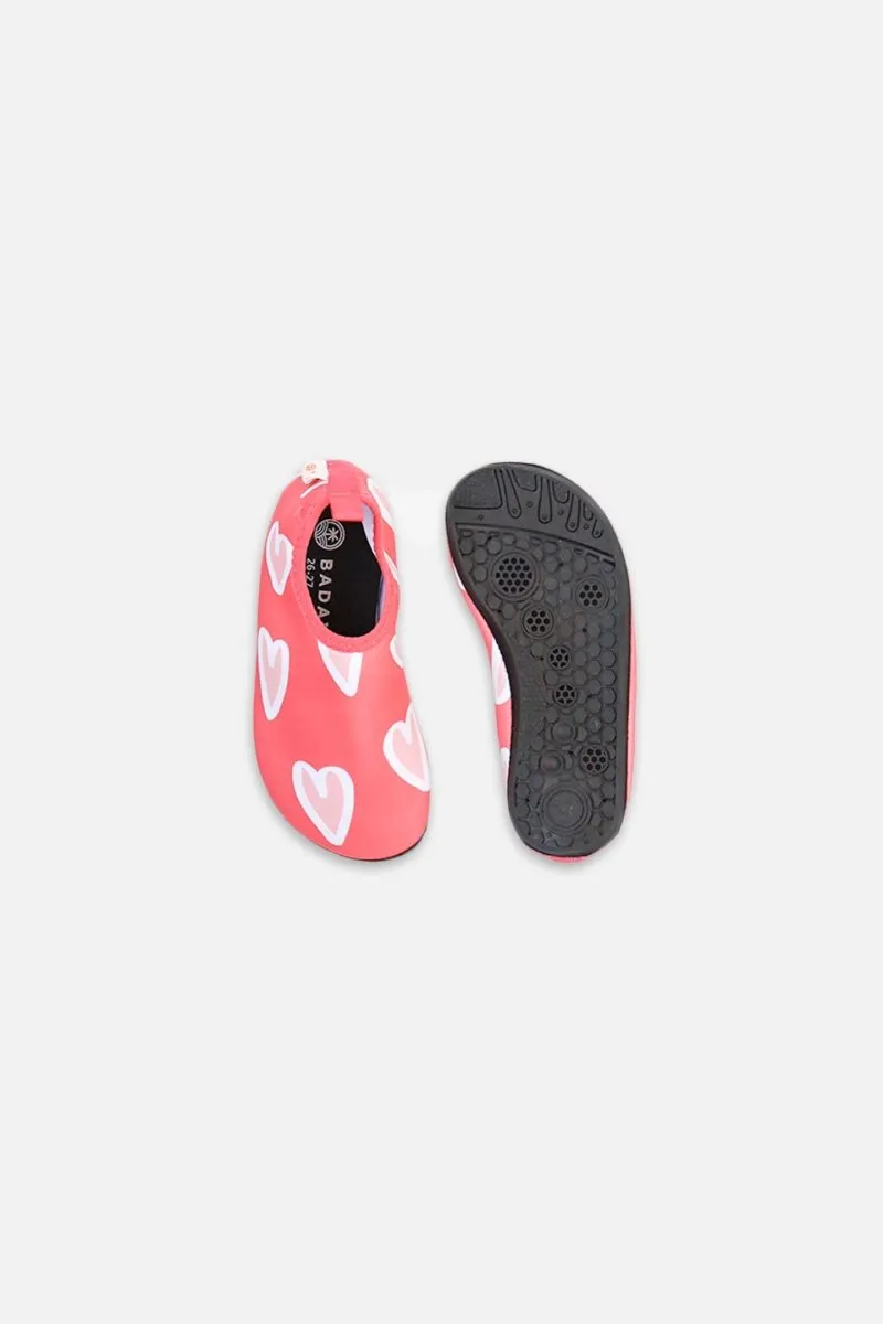 Kids Swimshoes - Summer Love Red