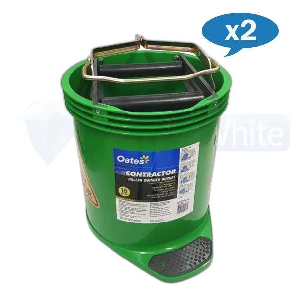 Oates Contractor Wringer Mop Bucket 15Lt