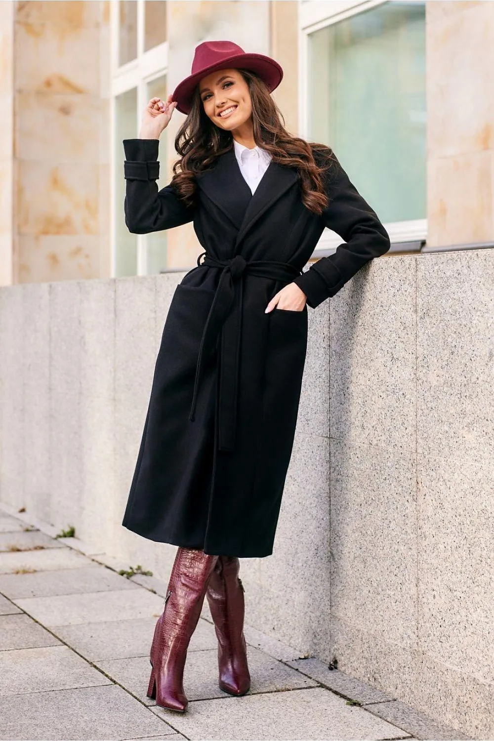 Roco Fashion slip with front pocket coat