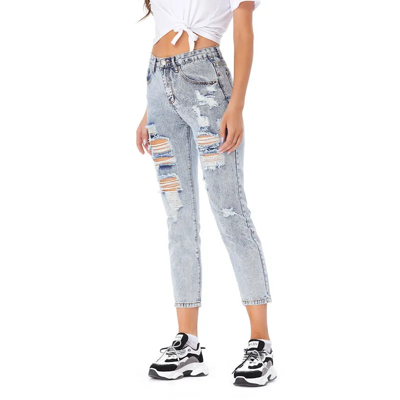 SANGO: Ripped Denim Jeans