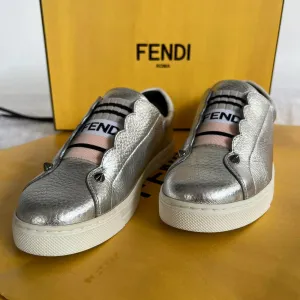 Vitello Lurex Rockoclick Slip On Sneakers